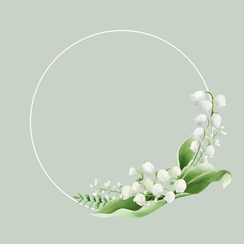 Lily Of The Valley Vector, Lily Of The Valley Clipart, Lily Of The Valley Watercolor, Lily Of The Valley Drawing, Valley Watercolor, Floral Reference, Channel Ideas, China Blue, Wreath Watercolor