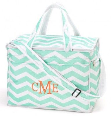 Deal of the Day 1/6/15  Large Cooler Bag with monogram Ocean Ideas, Insulated Tote Bag, Monogramed Gifts, Unique Monogram, Cooler Tote Bag, Southern Grace, Cooler Tote, Monogram Jewelry, Cooler Bag