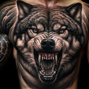 Angry Wolf Tattoo, Wolf Tattoos Men, Angry Wolf, Magic Runes, Last Kingdom, White Ink Tattoo, Norse Tattoo, Egyptian Tattoo, The Last Kingdom