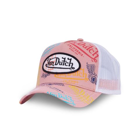 La Casquette Von Dutch Graffiti Est Une Ode À L'expression Urbaine, Affichant Un Patch Von Dutch Audacieux Et Un Imprimé Graffiti Avant-gardiste. Avec Son Tour De Tête Ajustable De 55,5 Cm À 60 Cm Et Son Snapback Tout Rose, Elle S'adapte Parfaitement À Tous. La Visière Rose, Agrémentée De L'imprimé Von Dutch (extérieur Et Intérieur), Apporte Une Touche D'originalité, Tandis Que Le Filet Blanc Assure Une Excellente Ventilation. La Bande De Protection Anti-transpirante À L'intérieur Promet Un Port Agréable, Faisant De Cette Casquette Un Must-have Pour Les Amateurs D'art De Rue Et De Mode. Von Dutch Continue De Repousser Les Limites De La Mode Avec Des Créations Uniques Qui Célèbrent L'individualité. Notre Collection Pour Femme Comprend Des Robes Séduisantes, Chemises Fluides, Vestes Élégante Casquette Von Dutch, Tout Rose, Von Dutch, Mens Casual, D Art, Casual Dress, Dress Outfits, Street Wear, Hats