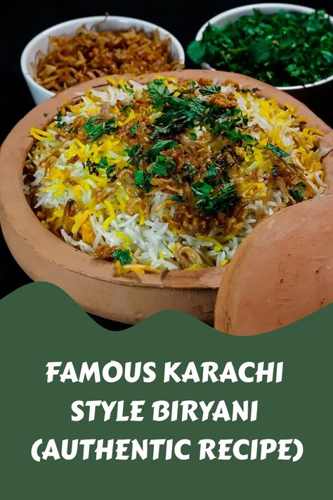 Karachi Biryani: Indulge in aromatic delight with this classic recipe! Tender meat, fragrant spices, and flavorful rice await. Karachi Biryani Recipe, Karachi Biryani, Beef Biryani, Flavorful Rice, Pakistani Dishes, Tender Meat, Chicken Gravy, Biryani Recipe, Quick Weeknight Dinners