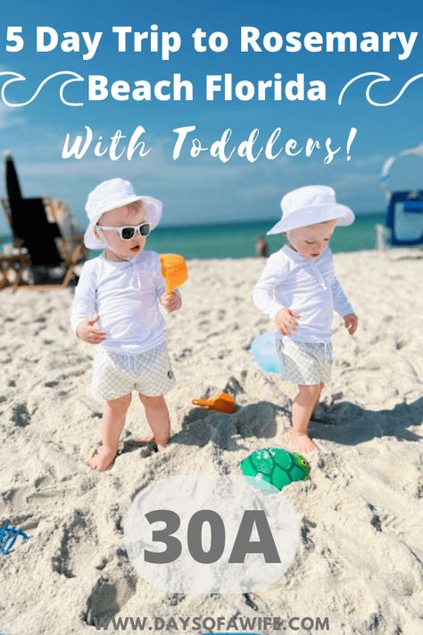 Things To Do In Rosemary Beach Florida, Beach Trip With Toddler, 30a Family Vacation, Beach Vacation With Toddler, Seacrest Beach Florida, Top Family Vacations, Rosemary Beach Florida, Seaside Fl, Seacrest Beach