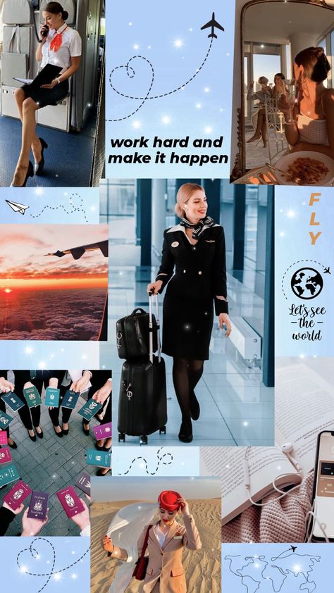 My Dream Job, Cabin Crew, Flight Attendant, Dream Job, My Dream, Made By Me, Flight, Cabin, Collage