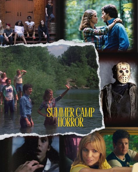 Though summer camp horror is actually a very prolific subgenre, it’s hard to scrape out many real objectively good films (beyond the obvious). As such, here you will find a few summer camp horror gems mixed with a lot of b slasher movies. Here is a list of campy summer camp horror movies. Friday the 13th (1980) When a group of teenagers visit an abandoned summer camp, with the intention of rejuvenating it for the upcoming summer season, they find themselves under attack by an unknown slashe... Summer Horror Movies, Summer Camp Horror, Summer Camp Slasher, The Burning 1981, 80s Summer Camp, Sleepaway Camp 1983, Summer Slasher, Friday The 13th 1980, Camp Horror