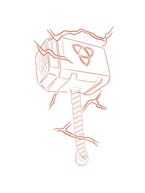 Thor Hammer Tattoo Design, Thor Hammer Drawing, Thors Hammer Drawing, Thors Hammer Tattoo, Thor Drawing, Thor Hammer Tattoo, Hammer Drawing, Arm Tattoos Lettering, Thor Tattoo