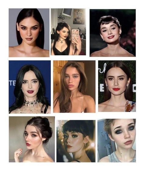 Flamboyant Gamine Celebrities, Gamine Hairstyles, Soft Gamine Makeup, Flamboyant Gamine Hair, Soft Gamine Hair, Fg Kibbe, Flamboyant Gamine Style, Gamine Aesthetic, Gamine Makeup