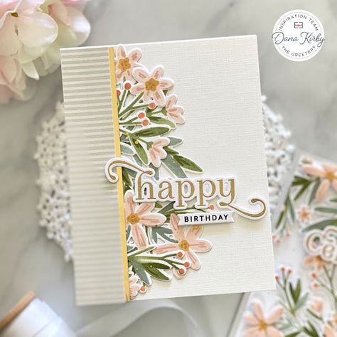 Floral Aesthetics, The Greetery, Elegant Cards, Card Layout, Card Sketches, Card Inspiration, Floral Cards, Paper Cards, New Print