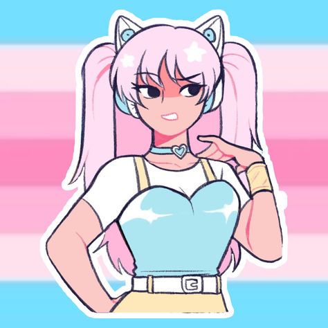 Trans Female Oc, Gender Transformation Art, Gender Memes, Fem Boy Outfits, Girly Artwork, Trans Art, Pride Art, Lgbtq Funny, Online Comics