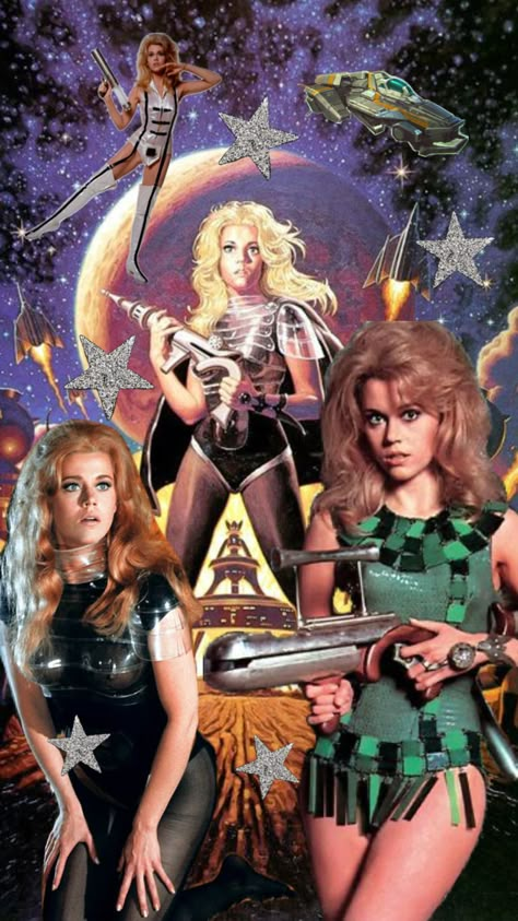 Vintage Space Costume, Barbarella Outfits, Barbarella Aesthetic, Barbarella Costume, Space Party Outfit, Barbarella Movie, Retro Futurism Fashion, Jane Fonda Barbarella, Futurism Fashion