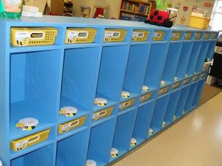 Mrs. Boyer's Busy Bees: Book Bag Storage Backpack Storage Classroom, Bookbag Storage, Kindergarten Enrichment, Student Cubbies, Classroom Layouts, Preschool Cubbies, Classroom Cubbies, Cubby Ideas, Teacher Swag