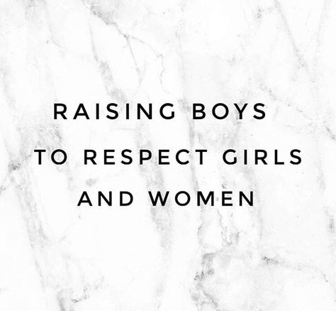 Happy IWD! As mums of boys this is our duty. We're not just parents, we are teachers. If we don't teach our sons that females are equals, that feminism stands for equality, how are our girls ever going to be able to smash that glass ceiling? Let's here it for everyone raising children to be smart, caring and respectful, with the basic understanding that ALL humans are equal . • • • • #mumsofboys #raisingthefuture #nextgeneration #equality Raising Boys Quotes, Raising Gentlemen, Boys Quotes, Respect Girls, Wise Advice, Teaching Boys, Single Mama, Mommy Moments, Mum Life