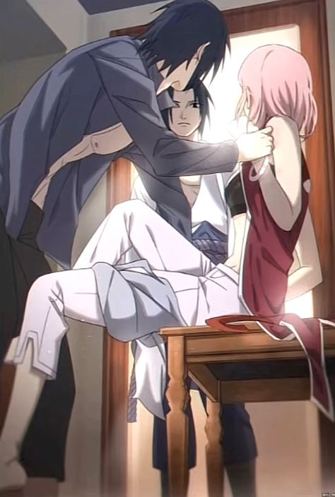 Sakura And Sasuke Kiss, Itachi Akatsuki, Sasuke Sakura Sarada, Naruto Team 7, Sasuke Uchiha Sakura Haruno, Naruto Teams, Sasuke Sakura, Naruto Sasuke Sakura, Sakura Uchiha