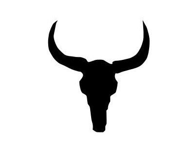 Bull Skull Silhouette, Bull Horns Drawing, Longhorn Svg, Bull Skull Svg, Cow Skull Svg, Cricut Animals, Skull Silhouette, Cricut Inspiration, Longhorn Skull