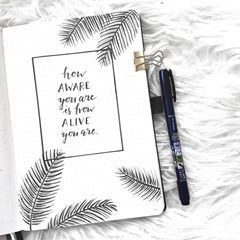 Minimalist Bullet Journal, Kraf Kertas, Bullet Journal Quotes, Bullet Journal Banner, Bullet Journal Spreads, Bullet Journal Mood, Bullet Journal Aesthetic, Journal Books, Bullet Journal Notebook