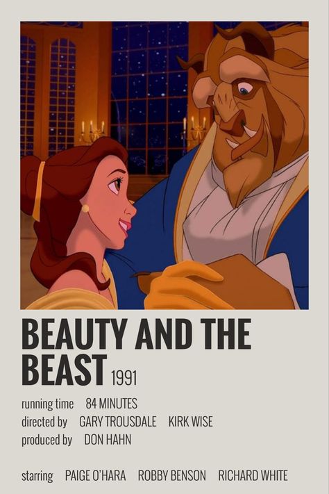 Beauty And The Beast Cartoon, Beauty And The Beast Poster, Beauty And A Beat, Beauty And The Beast Aesthetic, The Beauty And The Beast, Disney Original Movies, The Beast Movie, Beauty And The Beast Movie, Film Posters Minimalist