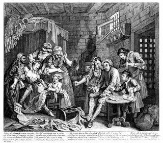 Prisons during the Regency, part one - The Fleet, via Ann Lethbridge at The Beau Monde(Print of Hogarth's Rake's Progress - the prison scene) Little Dorrit, William Hogarth, Prison Art, Dallas Museum Of Art, Art Google, Vintage Wall Art, Art Reproductions, Culture Art, Photographic Prints