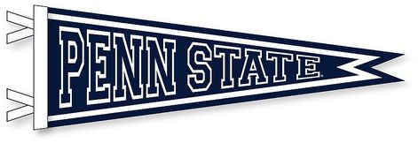 Penn State 9 x 27 Dovetail Pennant Nittany Lions (PSU) Happy Valley Penn State, College Shopping, Peach Bowl, Penn State Football, Hockey Clothes, Lion Paw, Cotton Bowl, Football Gear, Felt Pennants