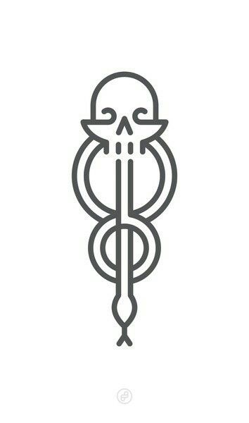 Dark mark                                                                                                                                                     More Tattoo Printable, Slytherin Tattoo, Dark Mark Tattoos, Hp Tattoo, Stile Harry Potter, Potter Tattoo, Harry Potter Tattoos, Harry Potter Tattoo, Harry Potter Drawings