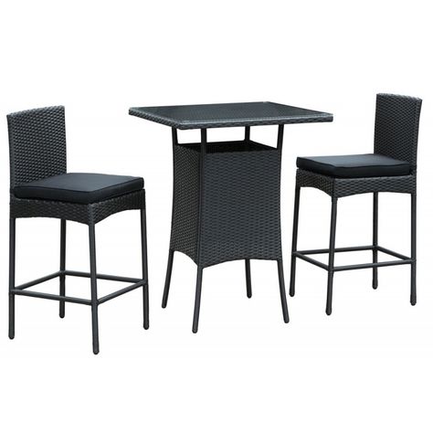 Condi Outdoor Bar Set Rattan Patio Furniture, Bar Table And Stools, Outdoor Bar Sets, Pub Set, Bar Table Sets, Pub Table Sets, Patio Bar Set, Outdoor Bar Table, Wicker Table