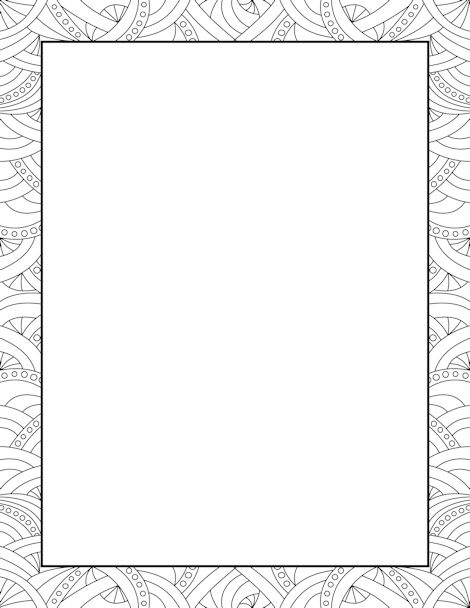 Page Borders Free, Free Monogram Fonts, Printable Border, Borders Free, Doodle Borders, Border Templates, Floral Cards Design, Page Borders Design, Page Borders