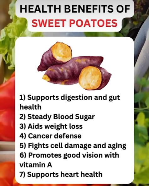 Sweet Potato Benefits, Healthy Holistic Living, Purple Potatoes, Apple Health, Holistic Living, Heart Health, Sweet Potatoes, Gut Health, Natural Health