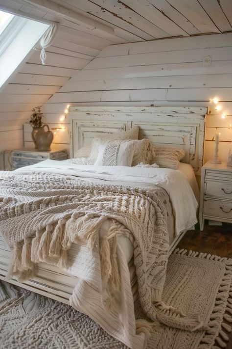 Farmhouse Chic Master Bed, White Farmhouse Bedroom Furniture, Farmhouse Western Bedroom, Dream Farmhouse Bedroom, Small Rustic Bedroom Ideas, Country Bedroom Ideas For Teenagers, Romantic Farmhouse Bedroom, Farmhouse Bedroom Aesthetic, Farmhouse Chic Bedroom Decor