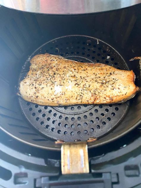 Air Fryer Rainbow Trout, Rainbow Trout Recipe Air Fryer, Air Fryer Trout Recipes, Air Fryer Trout, Breaded Fish Recipe, Parmesan Crusted Cod, Whole Fish Recipes, Fish Fillet Recipe, Air Fryer Keto