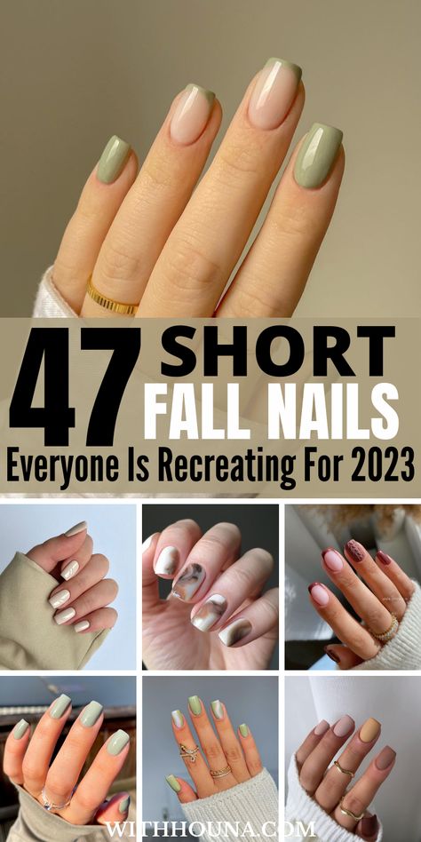 Fall is approaching and I can bet you're looking for the cutest short fall nails of 2023 to take your short fall nail design to the next level. If so, you'll love these cute short fall nail designs as we've got you everything from short fall nails 2023, cute fall short nails, fall short nail ideas, fall short nail inspo, short fall nail colors, short fall nail ideas, autumn short nails and so much more to enjoy this fall with a new mani. Trendy Fall Nails Short, Nails Short Fall, Nails 2023 Fall, Fall Nails Short, Fall Nails Inspiration, Nails Ideas Autumn, Fall Nails Trendy, Short Fall Nails, Fall Nails 2023