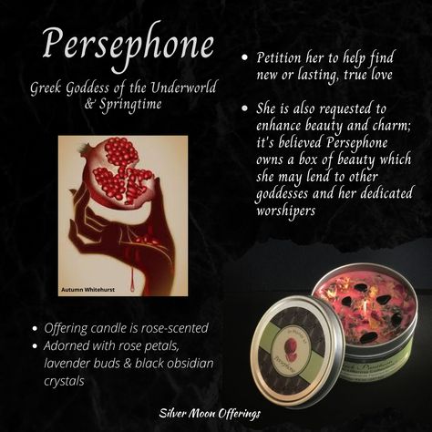 Spirit Journal, Deity Work, Persephone Greek Goddess, Yoruba Orishas, Persephone Goddess, Goddess Of The Underworld, Goddess Magick, Greek Goddesses, Pagan Crafts