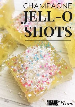 Want to ramp up the fun at your next adult party? Take a few minutes and make this Champagne JELL-O Shots recipe. Whether you are toasting to the New Year, celebrating Christmas or just hosting a fun gathering with friends and family these little grown-up Fun Jello Shots, Jell O Shots Recipe, Party Snacks For Adults, Drink Shots, Snacks For Adults, Holiday Drinks Alcohol, Jell O Shots, Flavored Margaritas, Jello Shot Recipes