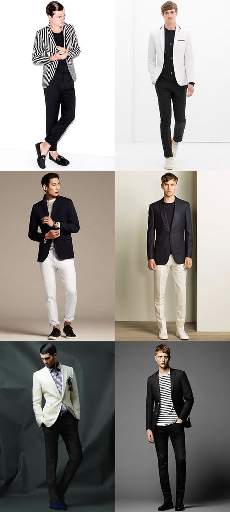 Smart Casual Black And White Outfit, Black And White Semi Formal Outfits Men, Black And White Mens Outfit Formal, Men’s Black And White Outfits, Black And White Male Outfit, Monochrome Party Outfit, Mens Black And White Outfit, Black And White Outfit Ideas Men, Black And White Men Outfit