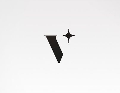 V logo and star symbol Vector Logo Design Ideas, Logo Symbols Inspiration, Cool Logo Design Symbols, Logo Corporate Design, V Font Design, V A Logo Design, Logo Photography Design, Logo Symbol Design, A Font Logo