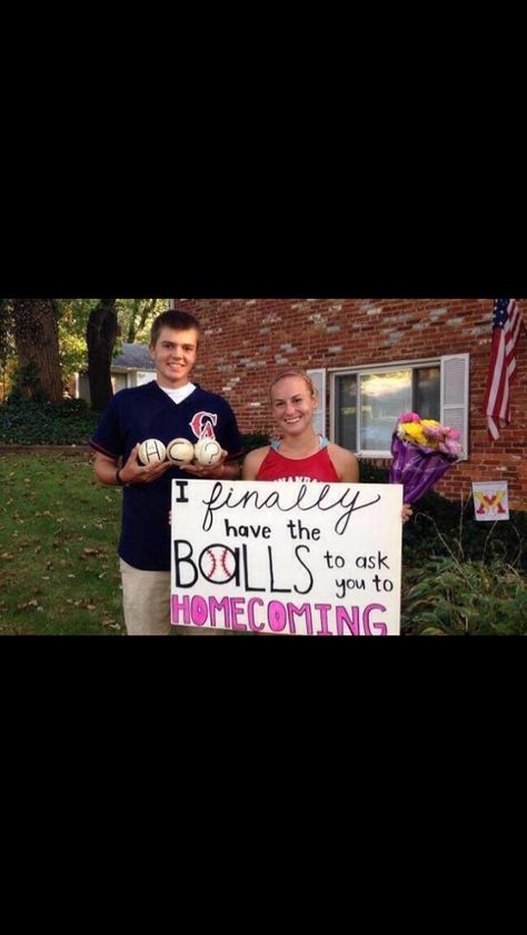 Cute baseball proposal! Cute Prom Proposals Baseball, Baseball Dance Proposals, Baseball Hoco Proposals, Proposals For Him, Baseball Proposal, Baseball Promposal, Hoco Promposal, Hoco Posters, Homecoming Dates