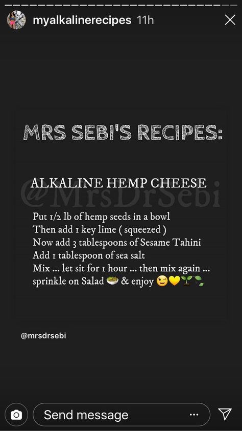 Raw Alkaline Recipes, Alkaline Soup Recipes, Alkaline Seasoning, Alkaline Cheese, Hemp Cheese, Sebi Recipes, Dr Sebi Recipes Alkaline Diet, Alkaline Breakfast, Dr Sebi Alkaline