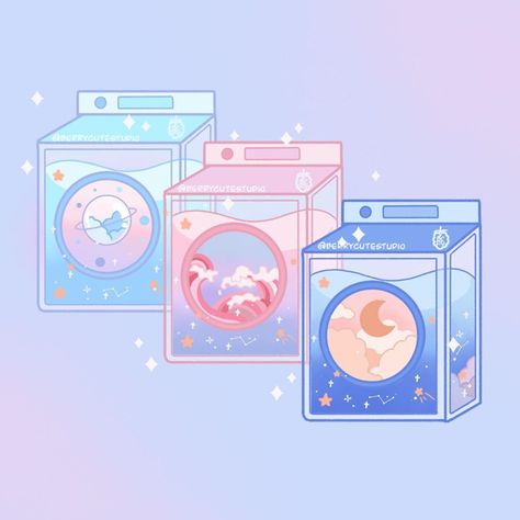 Janie on Instagram: ““Problems are like washing machines. They twist, they spin & knock us around. But in the end we come out cleaner, brighter & better than…” Aesthetic Items, Aesthetic Artsy, Isometric Art, Kawaii Illustration, Cute Food Art, Cute Pastel Wallpaper, Japon Illustration, Cute Animal Drawings Kawaii, Anime Backgrounds Wallpapers