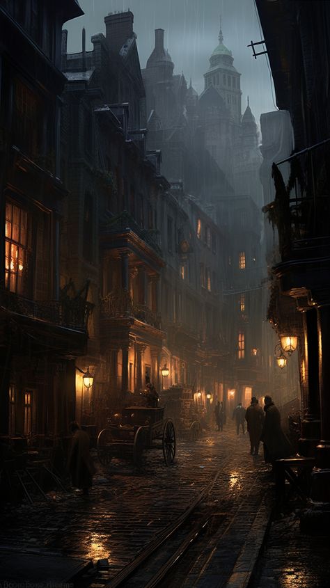 Haunted City Aesthetic, 1800s Dark Aesthetic, 1800 London Aesthetic, Dickensian Aesthetic, Sherlock Aesthetic Dark, London 1800 Aesthetic, London Dark Aesthetic, Dark London Aesthetic, Victorian England Aesthetic