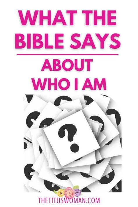 What the Bible says about who I am changes everything. #bible #biblesays #spiritualidentity #inChrist #whoamI #thetituswoman Teen Ministry, Romans 6, Bible Study Help, Bible Says, Christian Business, Way To Heaven, Study Ideas, Christian Marriage, Christian Parenting