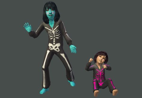 Rented-Space Child Skeleton, Sims 4 Cc Kids Clothing, Ts2 Cc, Skeleton Hoodie, Skeleton Costume, Kids Pjs, Best Sims, The Skeleton, Hoodie Zip