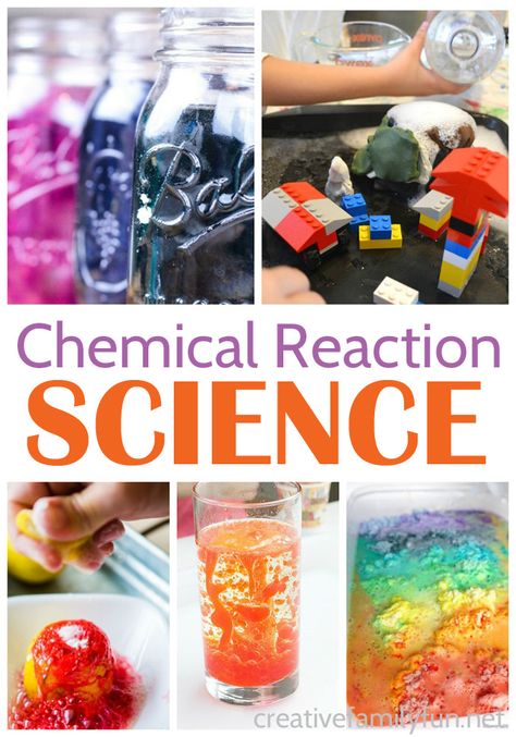 Have fun learning with this fun selection of chemical reaction science experiments for kids that are safe, exciting, and fun. #science #chemistry #STEM #education Chemistry Experiments For Kids, Science Experiments Kids Elementary, Fall Science, Science Experiments For Kids, Chemical Science, Science Camp, Experiments For Kids, Chemistry Experiments, Science Activity