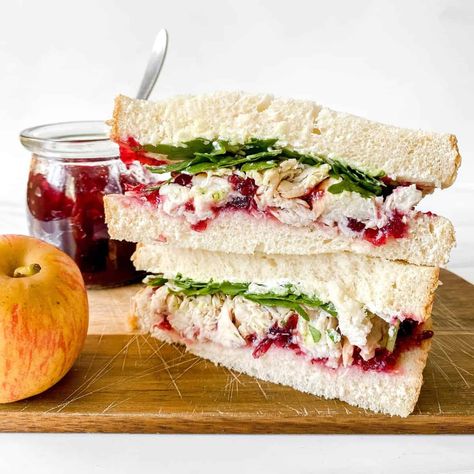 Turkey Cranberry Sandwich, Cranberry Sandwich, Cream Cheese Sandwich, Low Histamine Foods, Cream Cheese Sandwiches, Yeast Free Breads, Turkey Cranberry, Fibro Fog, Low Histamine Diet