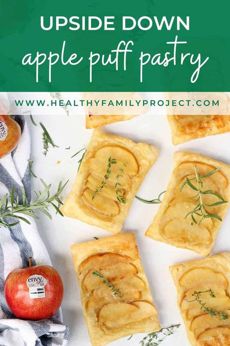 Upside Down Puff Pastry, Puff Dessert, Apple Tarts, 1950s Food, Cozy Fall Recipes, Apple Dishes, Apple Puff Pastry, Puff Pastries, Fall Recipes Healthy