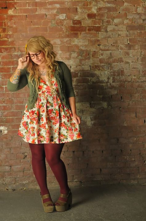 color palette Quirky Fashion, Zooey Deschanel, Mode Inspo, Pretty Style, Moda Vintage, Dress Plus Size, Babydoll Dress, Curvy Fashion, Women Dresses