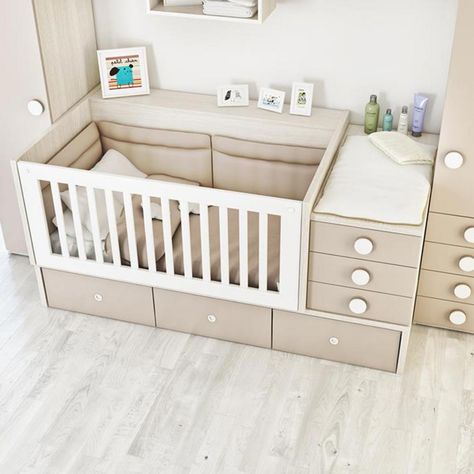 Transforming Table, Baby Crib Designs, Best Baby Cribs, Crib Design, Baby Furniture Sets, Baby Boy Room Decor, Nursery Room Design, Dekorasi Kamar Tidur, Baby Room Design