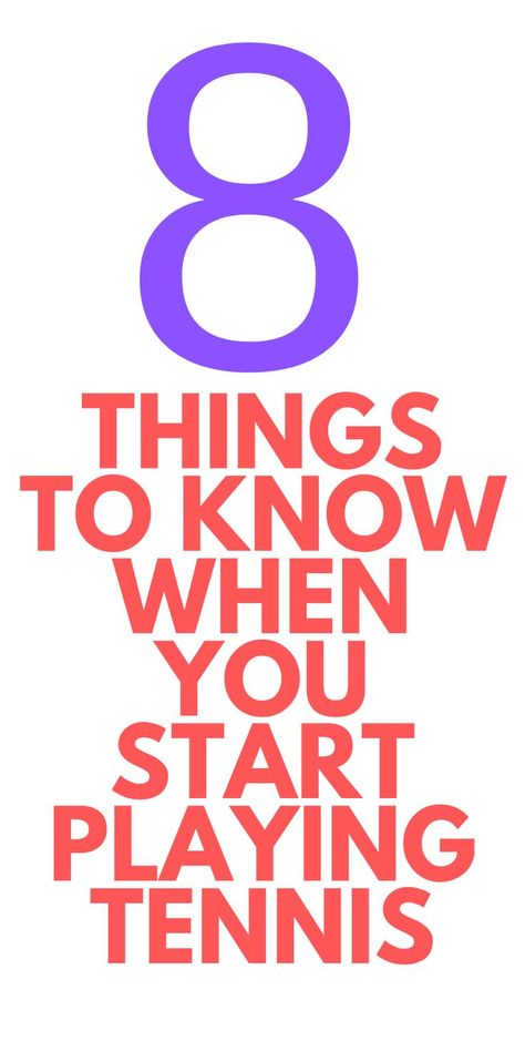 8 Things To Know When You Start Playing Tennis Are you a new tennis player? Here are 8 things for you to know about it. Tennis For Beginners, Beginner Tennis, How To Play Tennis, Tennis Tips, Playing Tennis, Family Fun Night, Play Tennis, Free Tips, Tennis Player