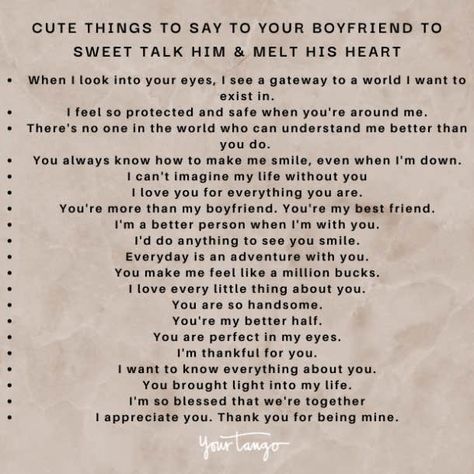 Sweet Things To Say, Cute Things To Say, Say To Your Boyfriend, Compliments For Her, Things To Do With Your Boyfriend, Life Without You, Romantic Things, Sweet Quotes, Couple Relationship