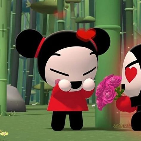 PUCCA Y GARU Pucca X Garu Cartoon, Bf And Gf Cartoon Pics, Pucca And Garu, Duos Icons, Couple Pfp, Couples Icons, Match Icons, Couple Cartoon, Cartoon Profile Pics