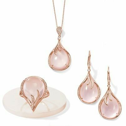 Gemstone Jewelry Set, Pink Quartz Jewelry, Cushion Cut Wedding Rings, Antique Necklaces Design, Diamond Pendants Designs, Diamond Fashion Jewelry, Fancy Jewelry Necklace, Expensive Jewelry Luxury, Smart Jewelry