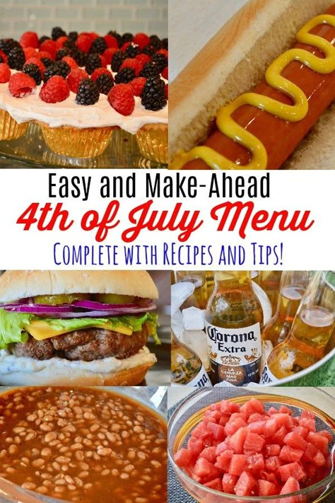 Make Ahead Fourth Of July Food, 4ty Of July Food, Easy 4th Of July Cookout Food, 4th Of July Sides For A Crowd, July 4th Food Cookout Bbq, 4th Of July Meals For A Crowd, 4th Of July Grilling Food, 4th Of July Blackstone Recipes, Fourth Of July Menu Ideas