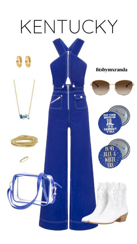 KENTUCKY GAMEDAY OOTD #outfitinspo #gameday #gamedayfit #outfit #kentucky Kentucky Game Day, Rush Week Outfits, College Gameday Outfits, Go Big Blue, Western Outfits Women, Concert Fits, Cute Fit, Gameday Outfit, Gaming Clothes