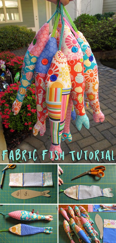 Fish Soft Toy Pattern, Stuffed Fish Pattern Free, Fish Plush Sewing Pattern, Diy Stuffed Toys Easy, Fabric Fish Pattern Sewing, Quilted Fish Pattern, Easy Scrap Fabric Stuffed Animals, Fish Pillow Diy, Sewing Fish Pattern